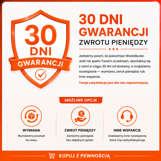 30 Dni Gwarancji + Darmowa Dostawa